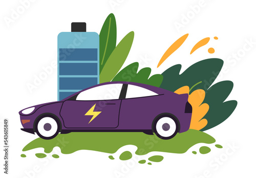 Electric cars using renewable energy recourse