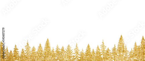 gold tree  christmas tree png