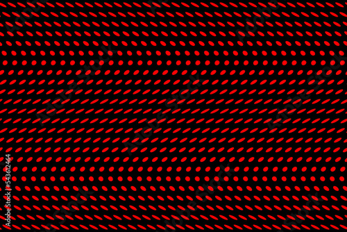 Abstract black background with red dots  wavy background