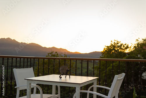 Restaurant terrace with beautiful views © Eduardo