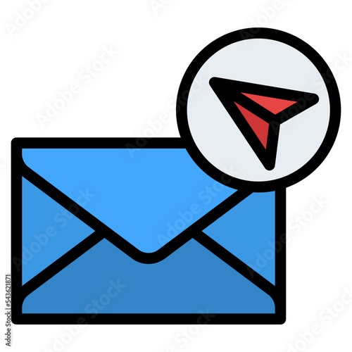 sending contact communication icon