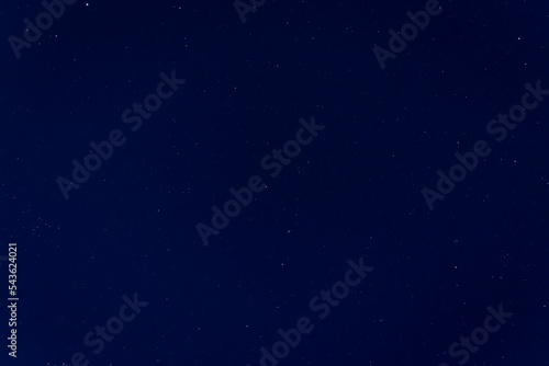 stars in dark blue night sky