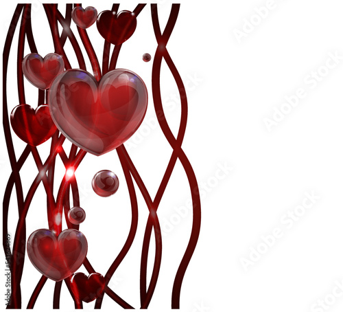 An abstract valentines day ...