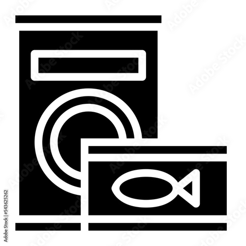 canned food camping outdoor activity icon