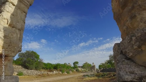 Ancient City And Buildings M,llat Earlier Architectural Drawing.
 photo