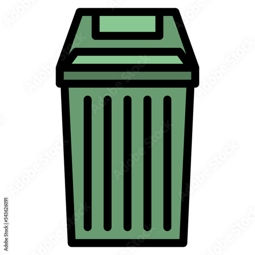 trashcan cleaning hygiene icon