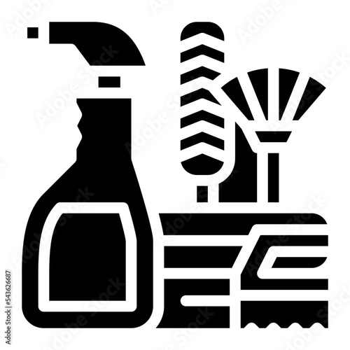 housekeeping cleaning hygiene icon