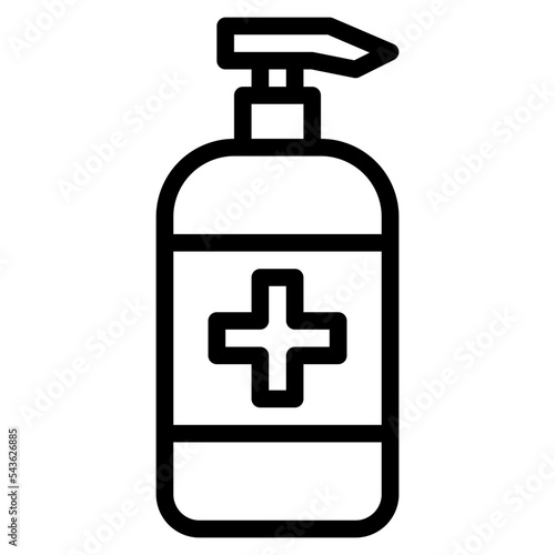 antiseptic cleaning hygiene icon