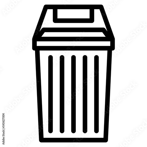 trashcan cleaning hygiene icon