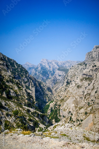 Cares trail - ruta del Cares - in Picos de Europa, Asturias, Spain © daboost