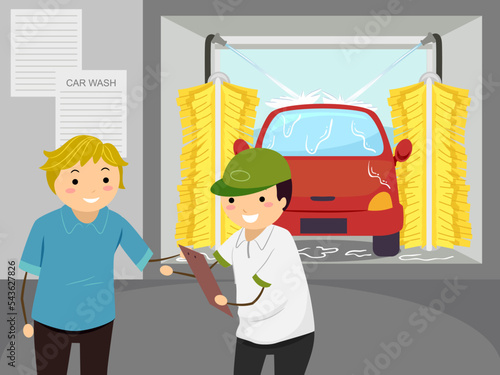 Stickman Man Free Car Care ...