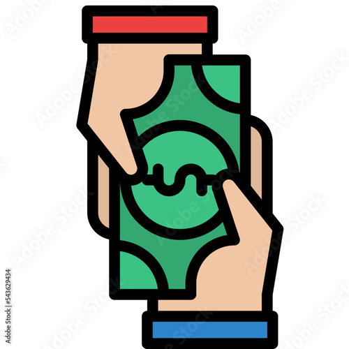 pay banking money icon