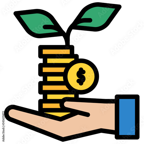 saving banking money icon