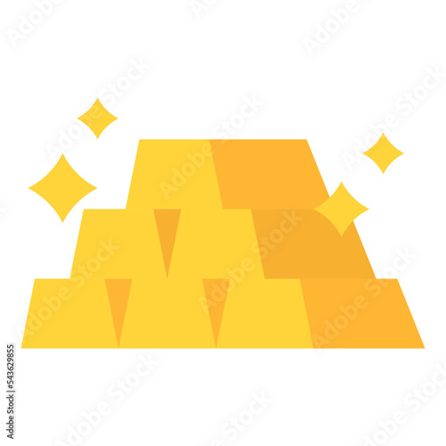 gold ingots banking money icon