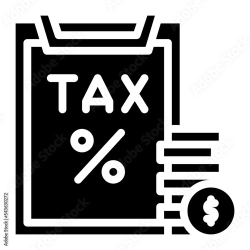 tax banking money icon