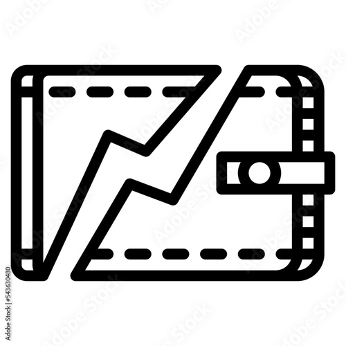 bankruptcy banking money icon