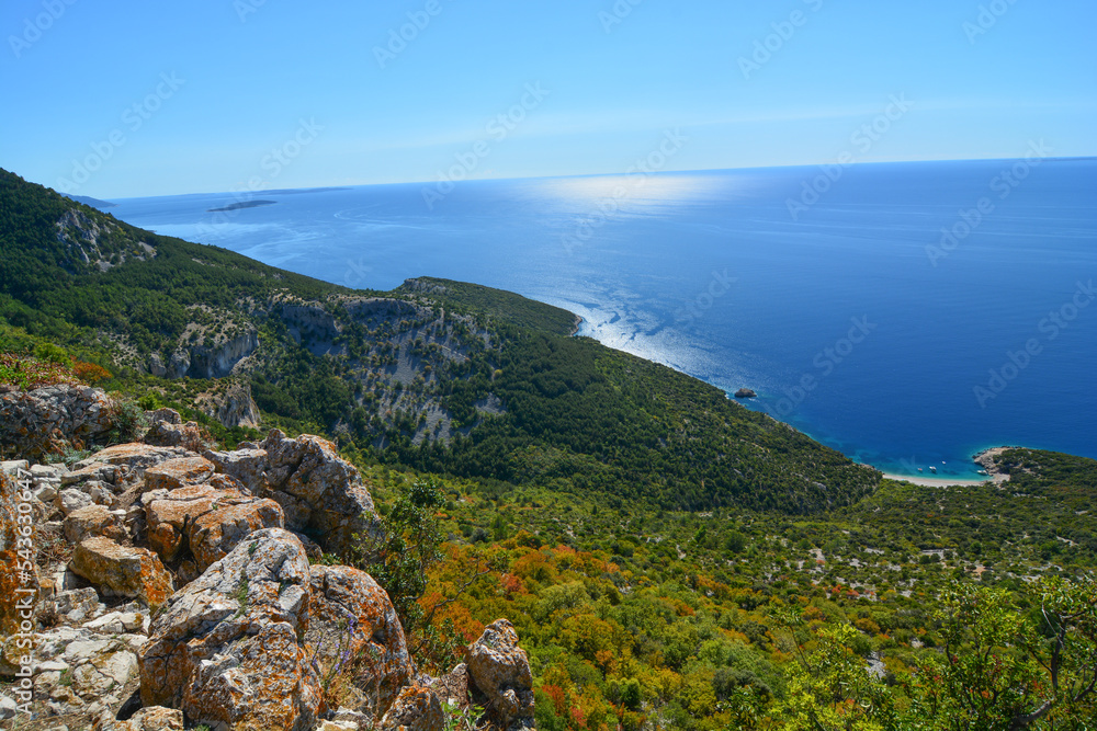 lubenice caratteristica località isola di cres in croazia