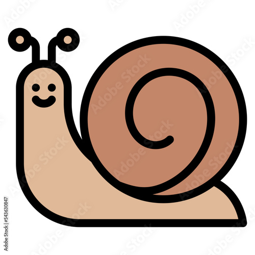 snail spring season nature icon