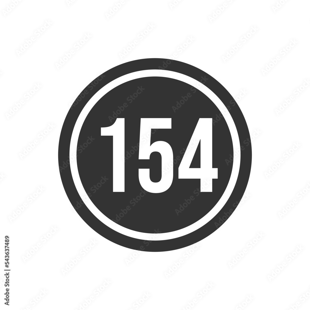 Numeric icon vector design templates Numeric icon vector design templates