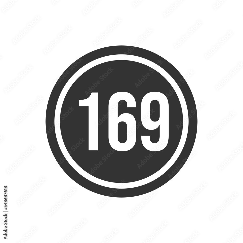 Numeric icon vector design templates Numeric icon vector design templates