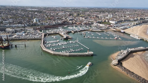 Ramsgate kent UK aerial drone high angle habour and marina  photo