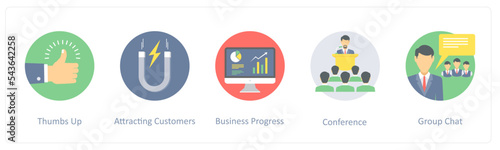 thumbs up, attracting customers