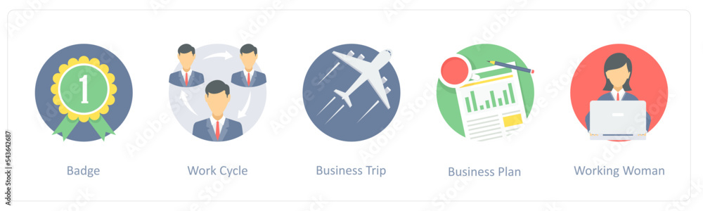 badge, work cycle badge, work cycle