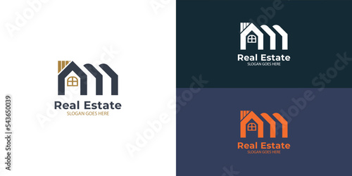 Real Estate Logo Template Outstanding And Modern Design.
