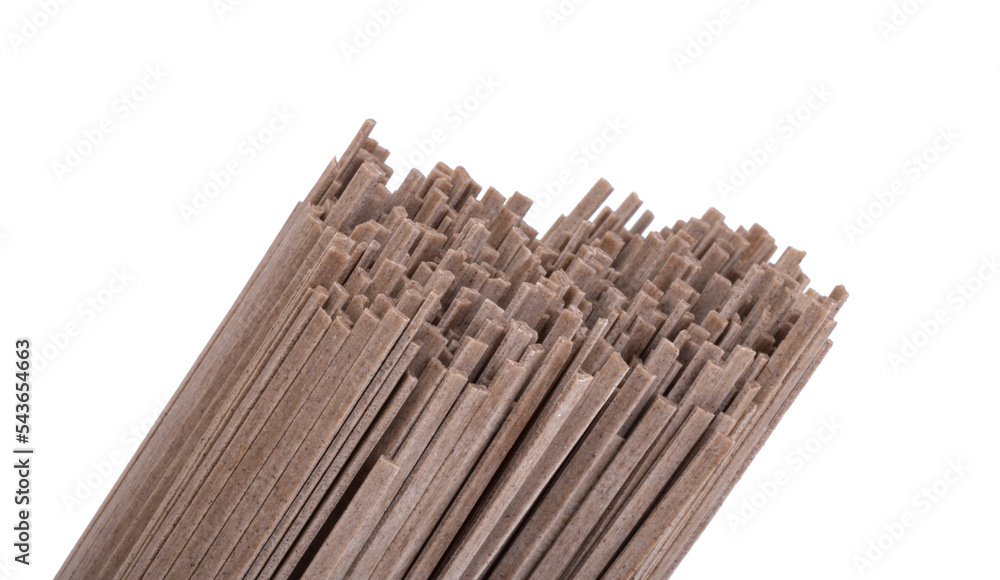 buckwheat soba noodles isolated buckwheat soba noodles isolated