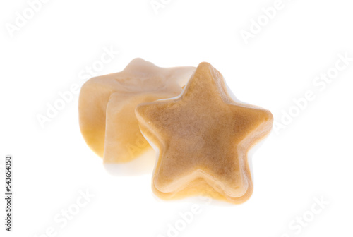 candy christmas stars isolated