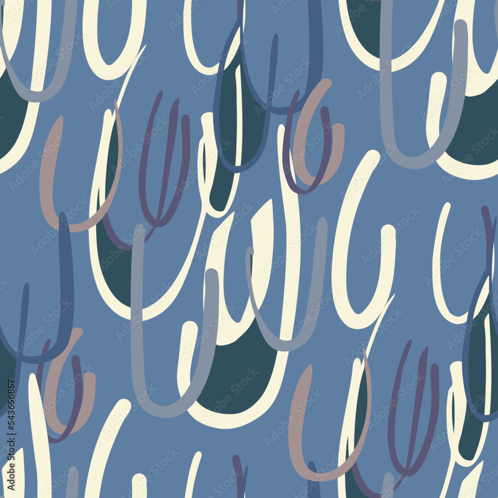 Obraz premium Scribbles Seamless Pattern