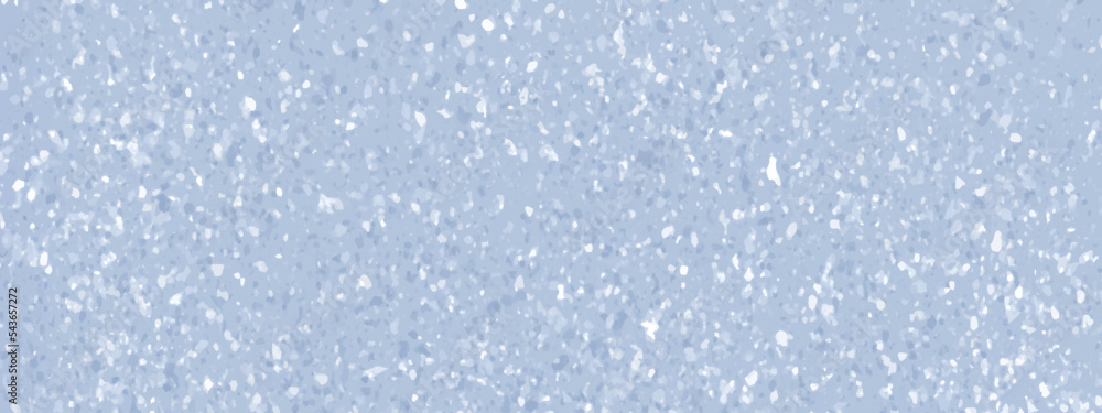 Beautiful bright and shiny glitter background, white glitter surrounding on a blue background, Beautiful bright blue background with space and for design and decoration.