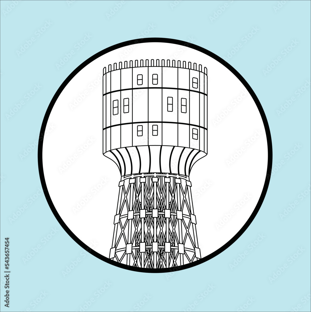 tirtanadi medan city icon landmark vector design illustrtirtanadi medan