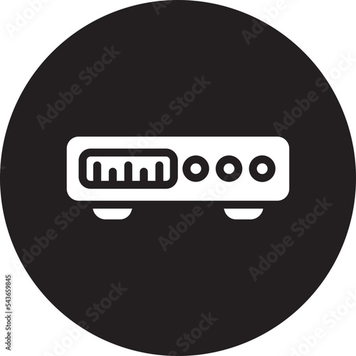 amplifier glyph icon
