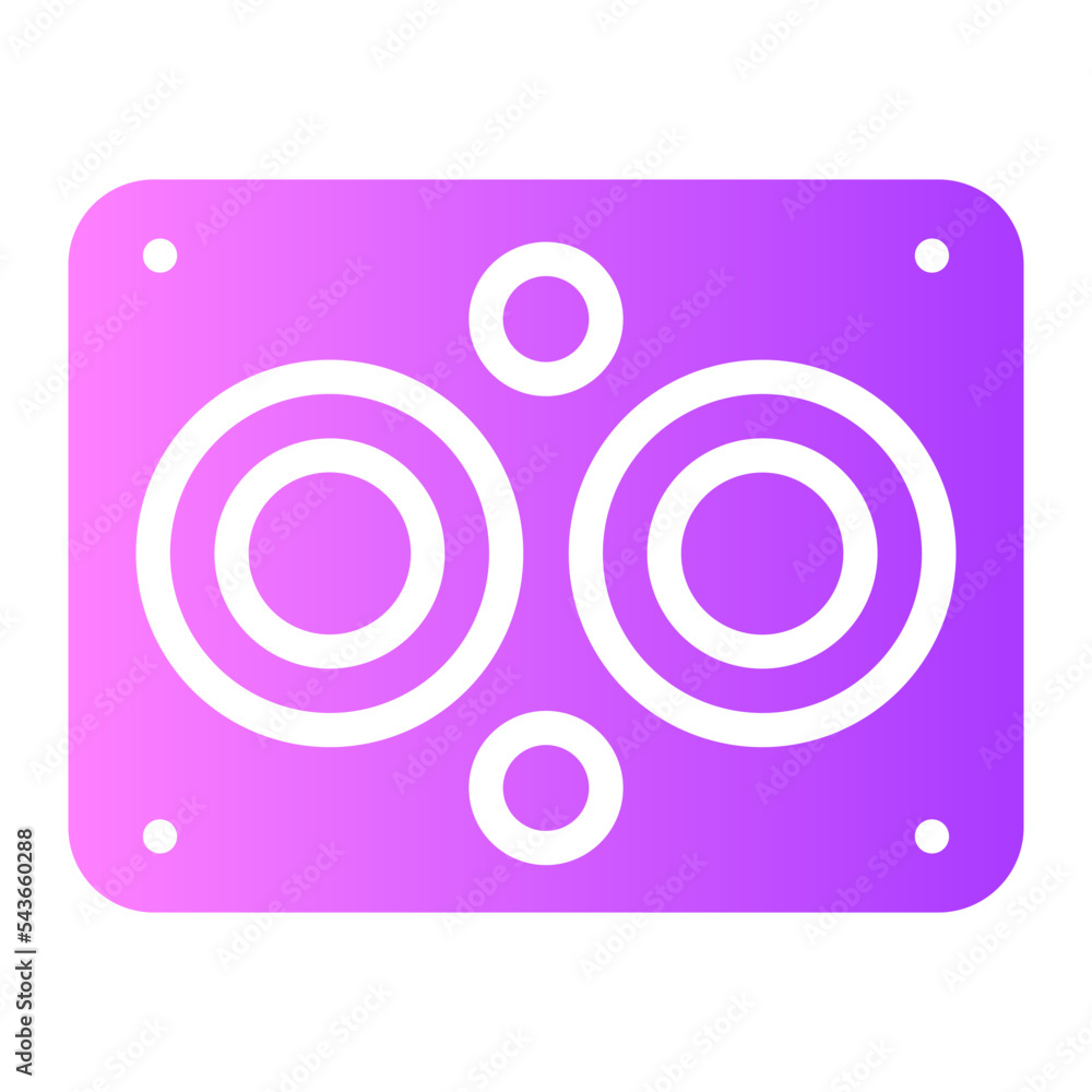 speaker gradient icon speaker gradient icon