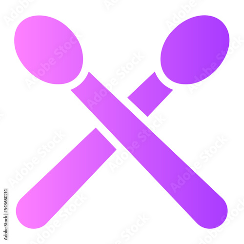 drumsticks gradient icon