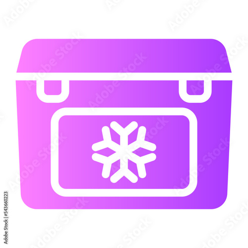 freezer gradient icon