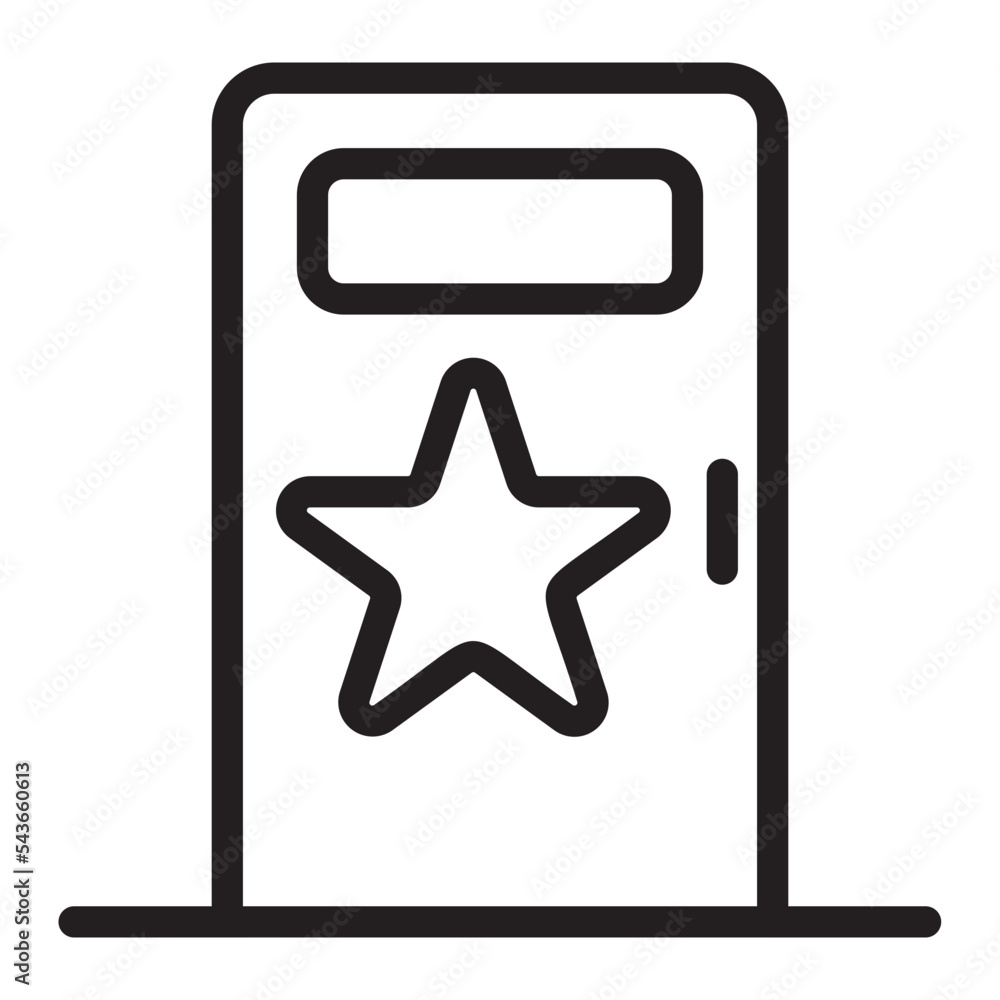 dressing room line icon dressing room line icon