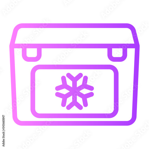 freezer gradient icon