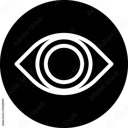 Foto Ophthalmology, eyecare black icon