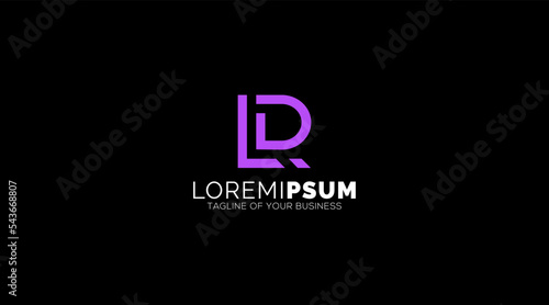 LD, DL, L, D Letters Logo design Abstract Monogram vector