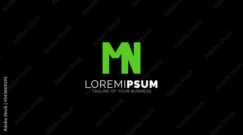 MN, NM, M, N Letters Logo design Abstract Monogram vector MN, NM, M, N Letters Logo design Abstract Monogram vector