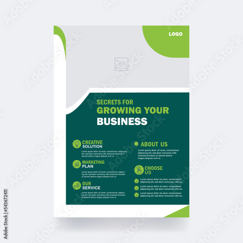 Flyer Design Business Corporate Flyer Design Banner Template 
