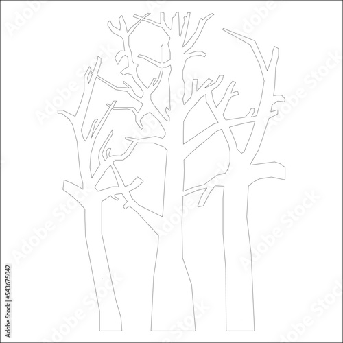 vector stock tree illustration design