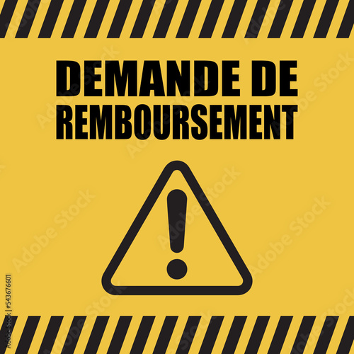 Logo demande de remboursement.
