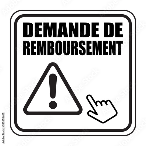 Logo demande de remboursement.