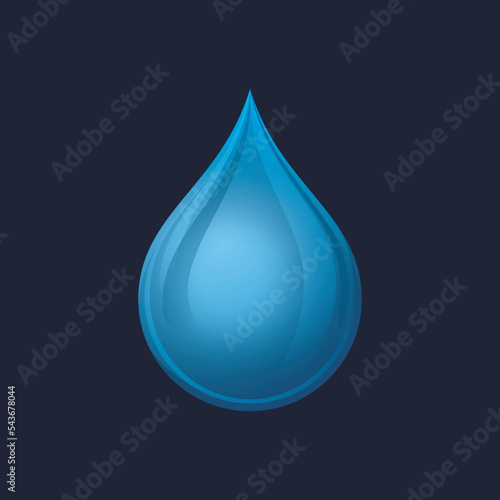 Game UI asset. Gaming user interface drop icon. vector illustration