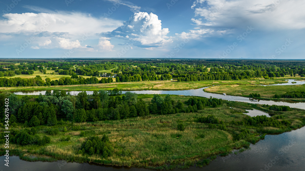Bug river, near the village of Kania Nowa, central Poland