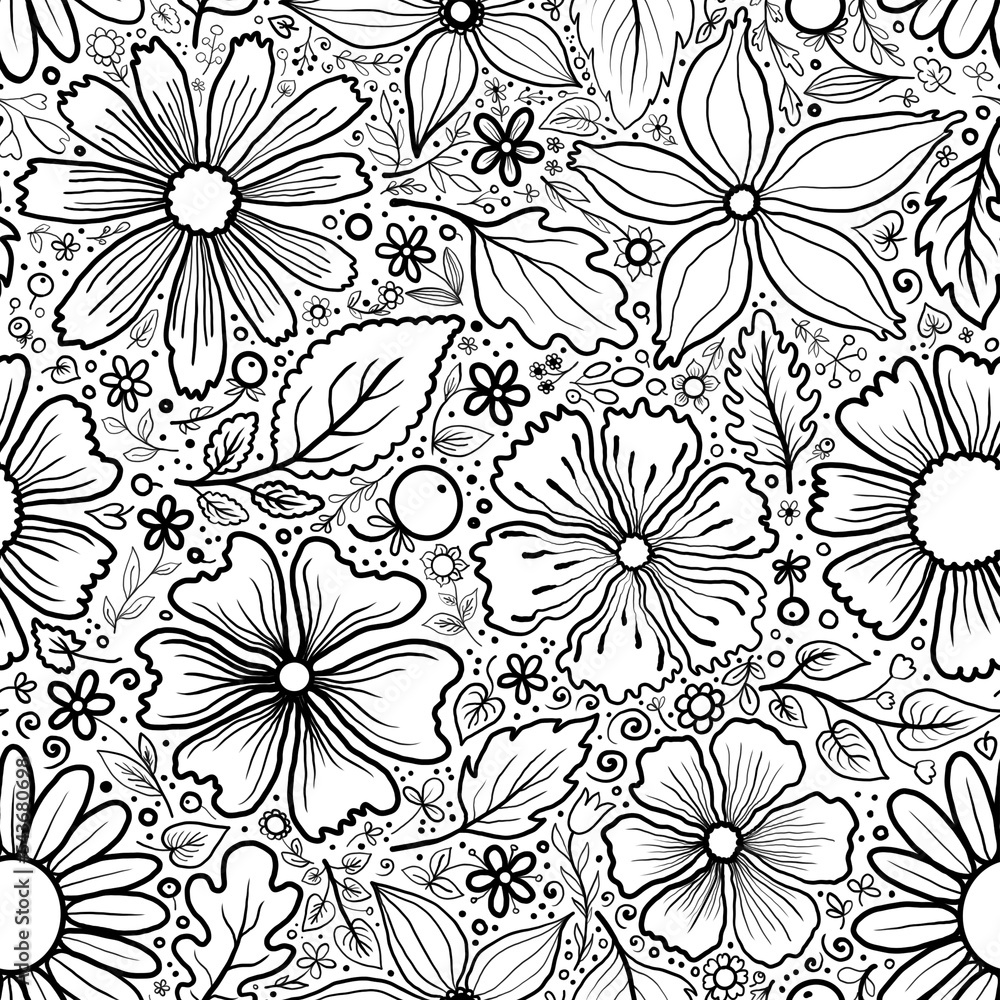 black and white seamless abstract pattern background fabric design print wrapping paper digital illustration texture wallpaper watercolor paint black and white seamless abstract pattern background fabric design print wrapping paper digital illustration texture wallpaper watercolor paint