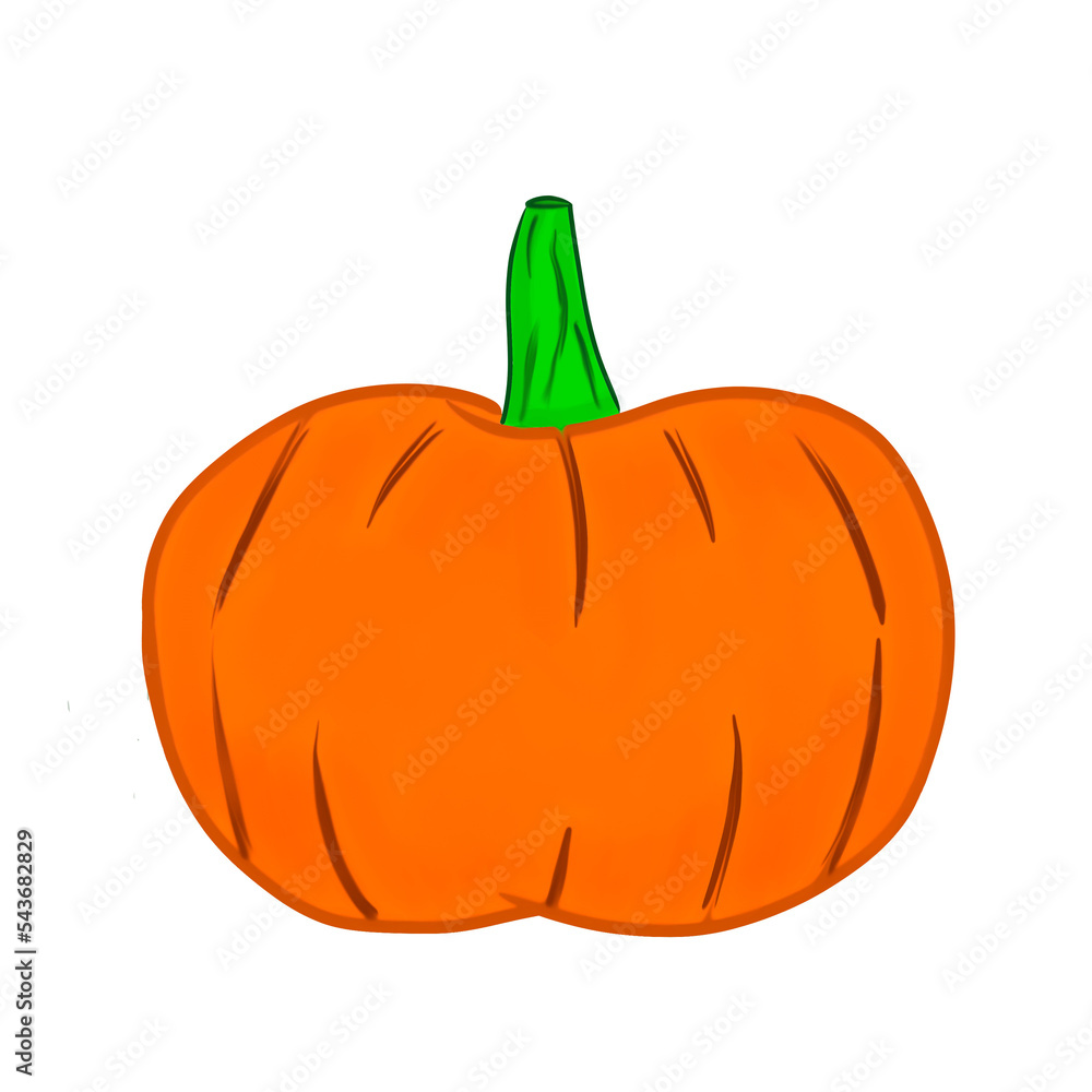 Obraz premium Calabaza animada